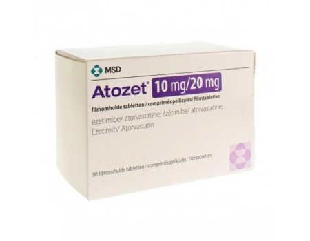 ATOZET 10 mg./20 mg. 30 tablets